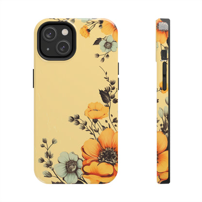 Classic Vintage Floral Case for iPhones – Timeless Elegance & Protection