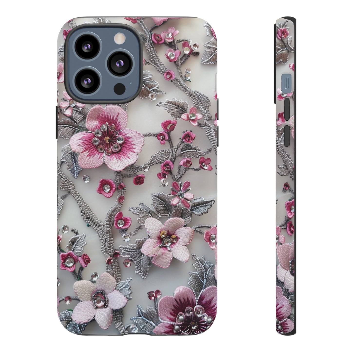 Coquette Aesthetic Floral Art iPhone 12 Case