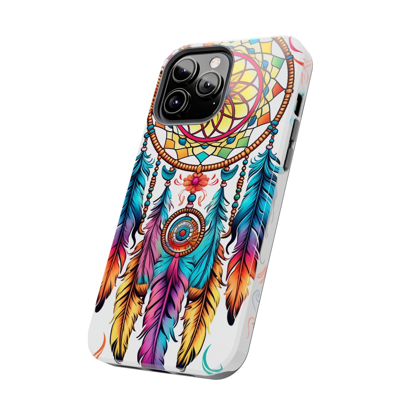 Psychedelic Native American Dreamcatcher iPhone Case | Fusion of Art and Cultural Heritage