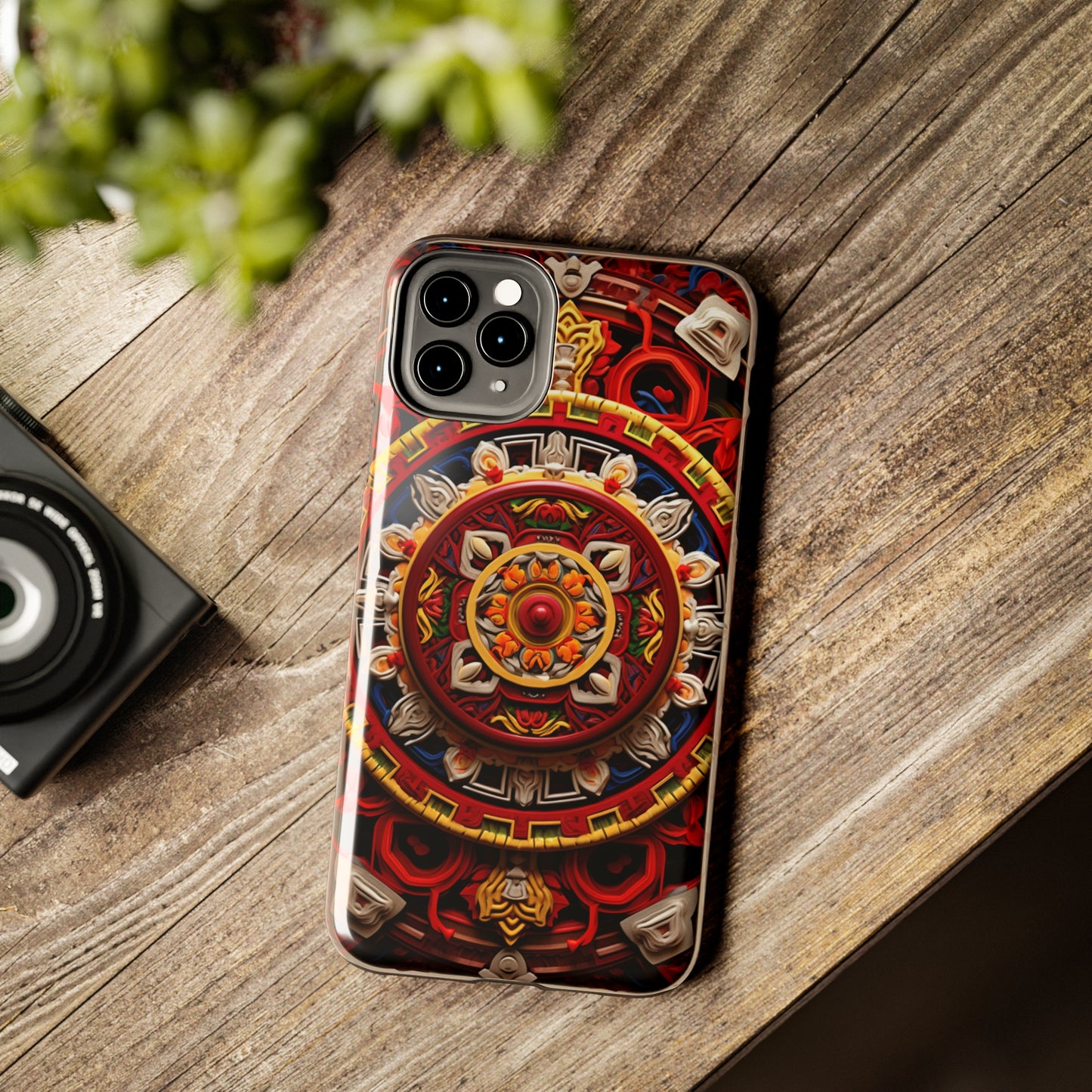 Mystical Visions: Psychedelic Tibet Mandala | Buddhist iPhone Case