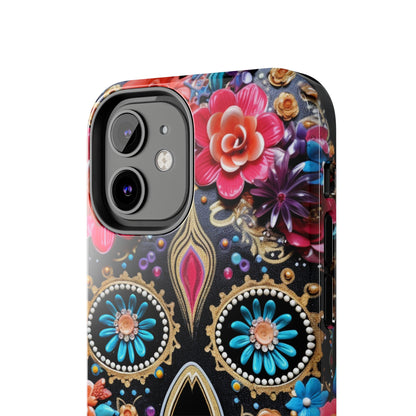 Sugar Skull iPhone Case | Celebrate Dia de los Muertos with Vibrant Elegance