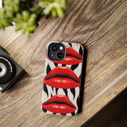 Kiss Lips iPhone Case | Expressive and Playful Design for iPhone 11, 12, 13, 14