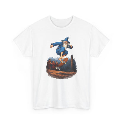 Wizard Skateboarding Fantasy T Shirt Magical Street Style Tee