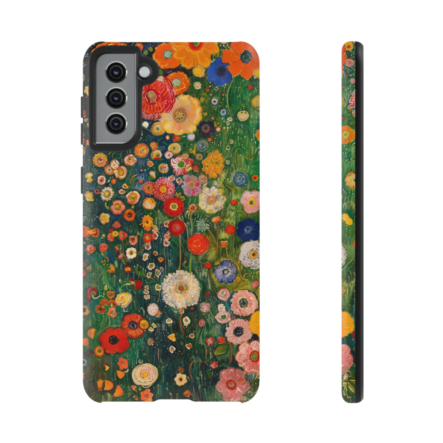 Gustav Klimt Style Flower Garden Painting Phone Case