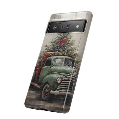 Christmas Pickup Truck Phone Case for iPhone