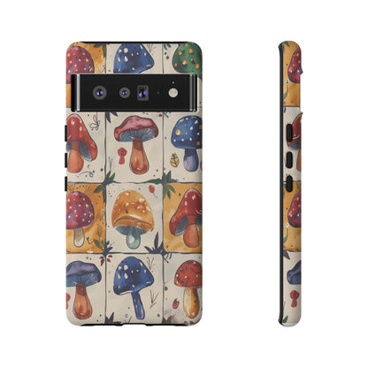 Trippy Magic Mushroom Toadstools Phone Case