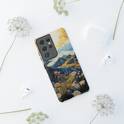 Chiyogami Floral Tough iPhone Case Japanese Boho