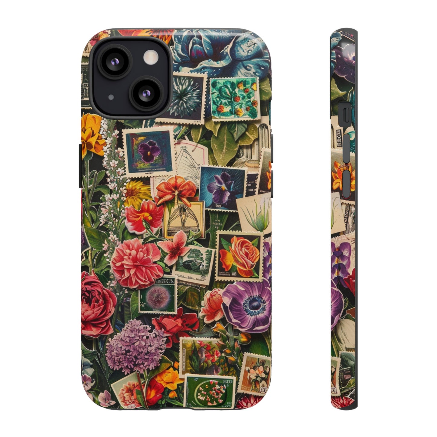 Vintage Floral Stamps Phone Case