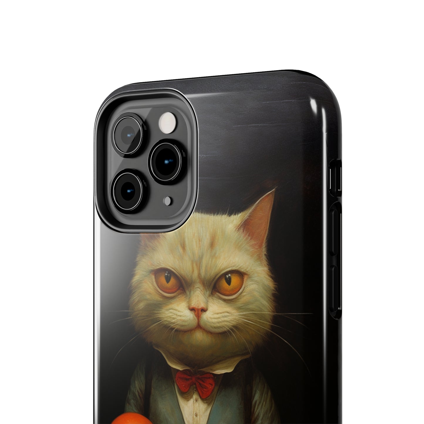 Creepy Spooky Halloween Cat iPhone Case | Dark Academia, Goth