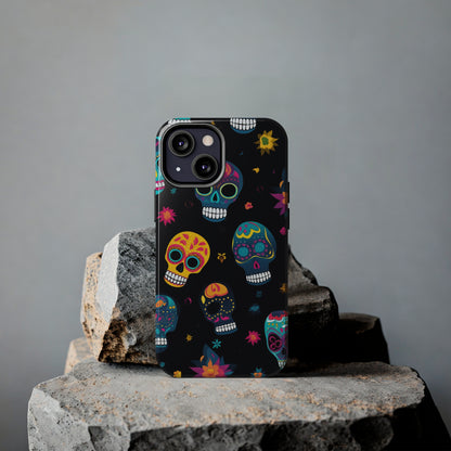 Sugar Skull iPhone Case | Day of the Dead Elegance for Apple iPhone Models