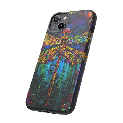 Art Deco Stained Glass Dragonfly Phone Cover