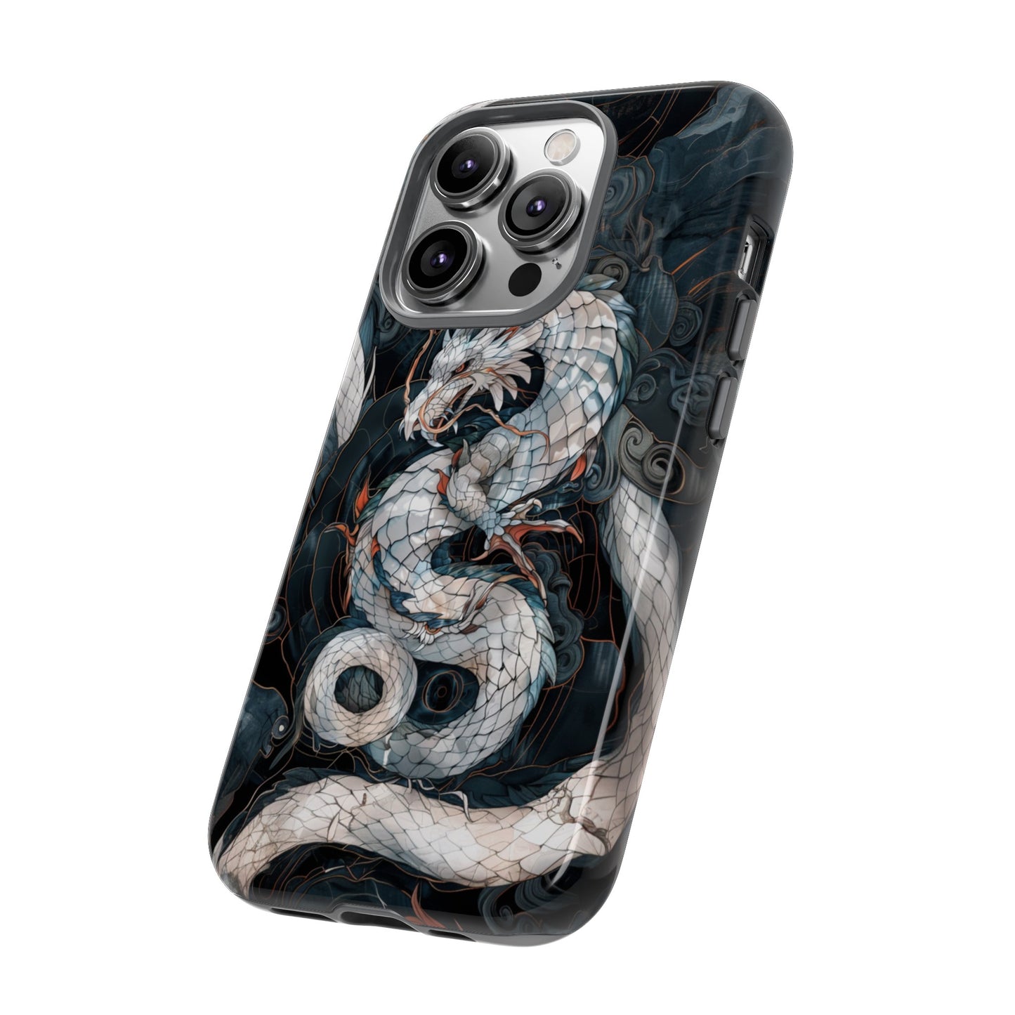 Year of the Dragon Stained Glass Illusion Phone Case