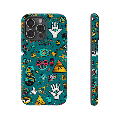 UFOs and Ancient Egypt Talisman Collage Phone Case