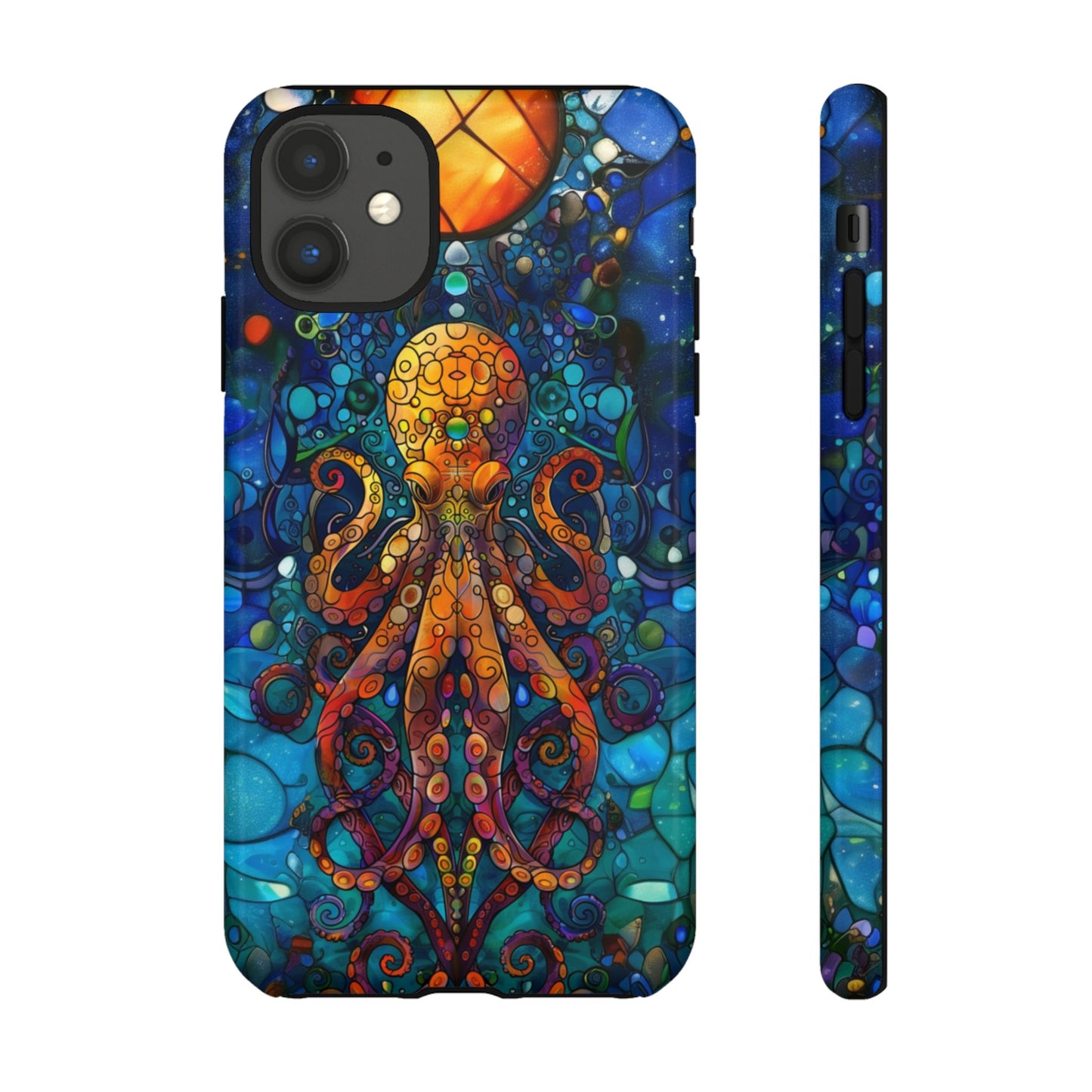 Octopus Stained Glass Undersea Magic Phone Case