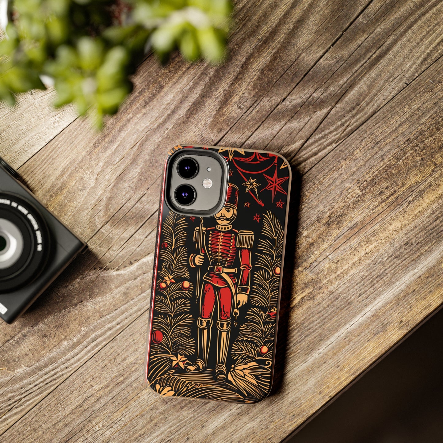 Guardian of Yuletides Past: Vintage Christmas Toy Soldier | Tough iPhone Case