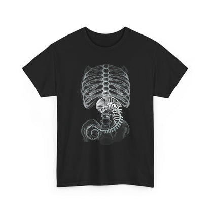 Alien Creature X Ray Sci Fi T Shirt Retro Space Tee
