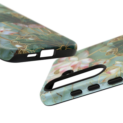 Elegant Floral Phone Case - Tough Cases with Lotus Design