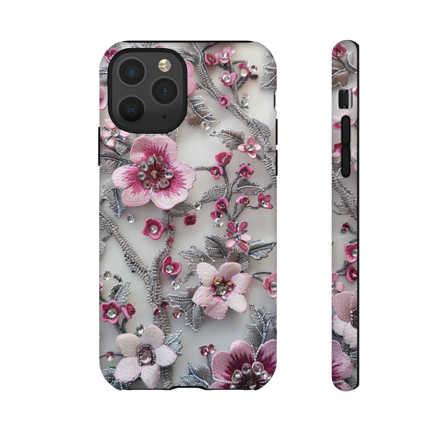 Coquette Aesthetic Floral Art iPhone 12 Case