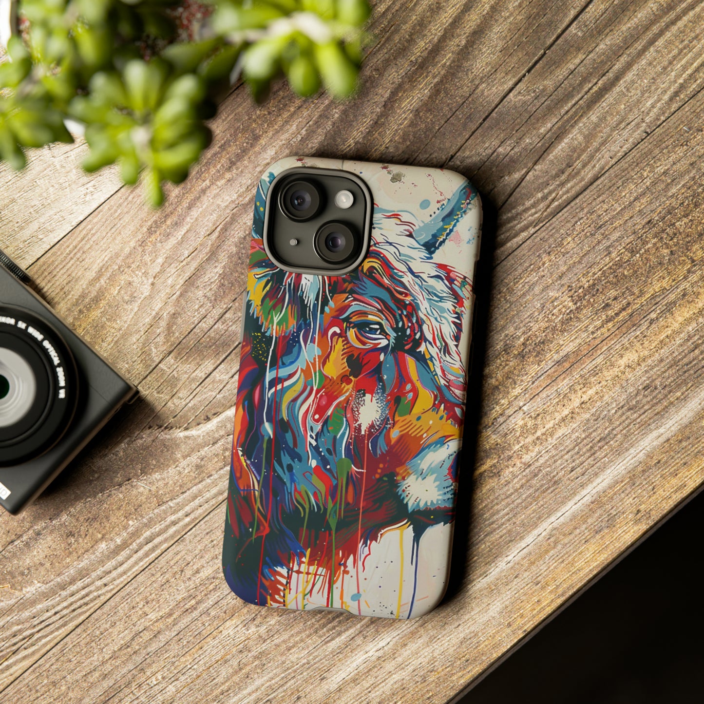 Whole Lotta Bull Abstract Phone Case