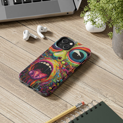 Trippy Hippie Acid Drop: Vibrant Swirls & Dazzling Colors | Tough iPhone Case