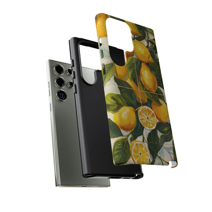 Mediterranean Lemon Italian Tile iPhone 14 Case