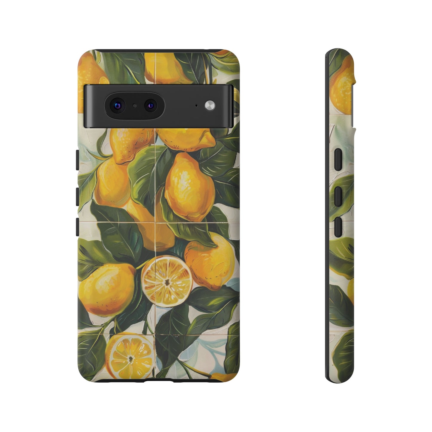 Mediterranean Lemon Italian Tile iPhone 14 Case