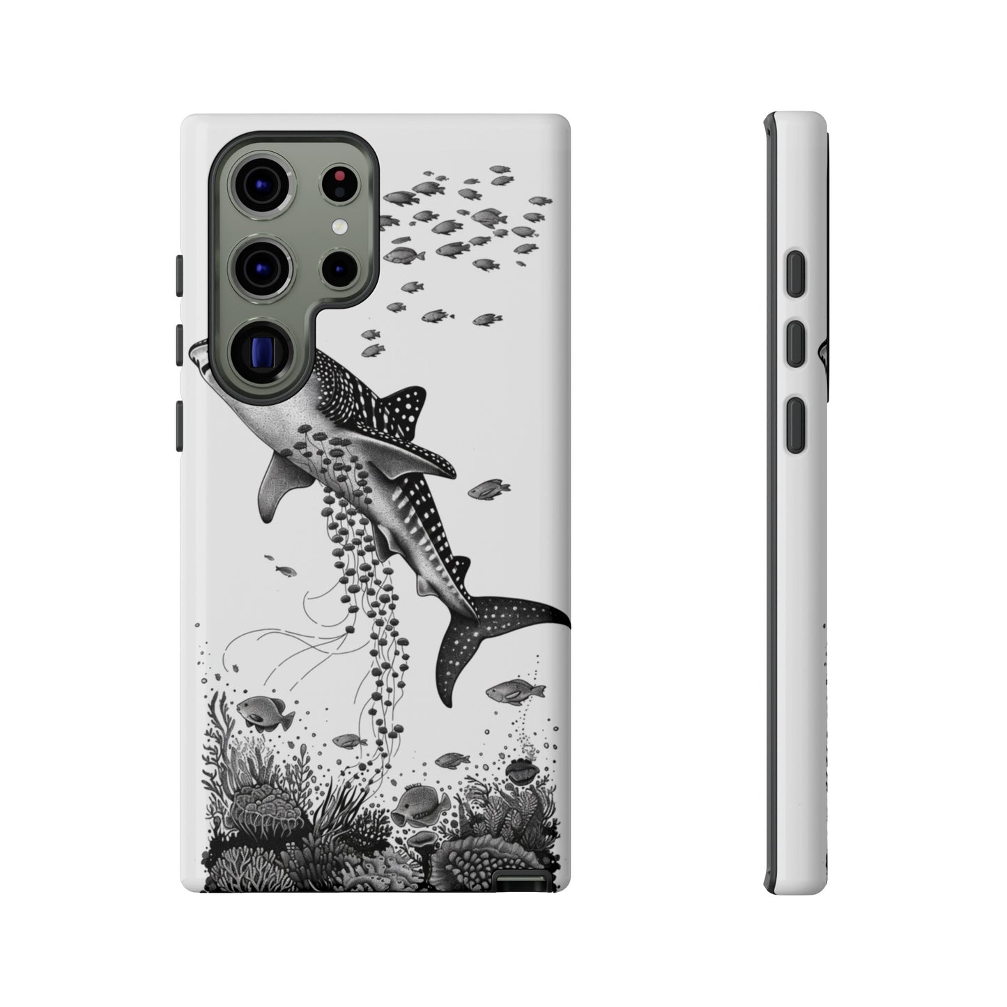 Whale Shark, Turtle, Manta Ray Phone Case