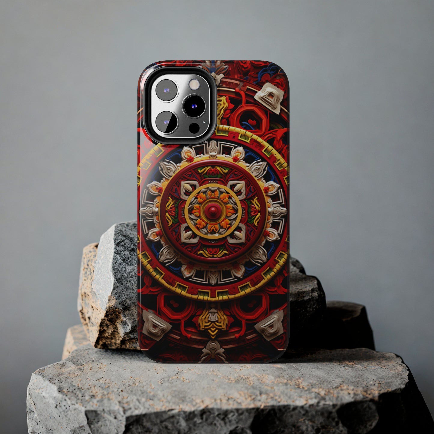 Mystical Visions: Psychedelic Tibet Mandala | Buddhist iPhone Case