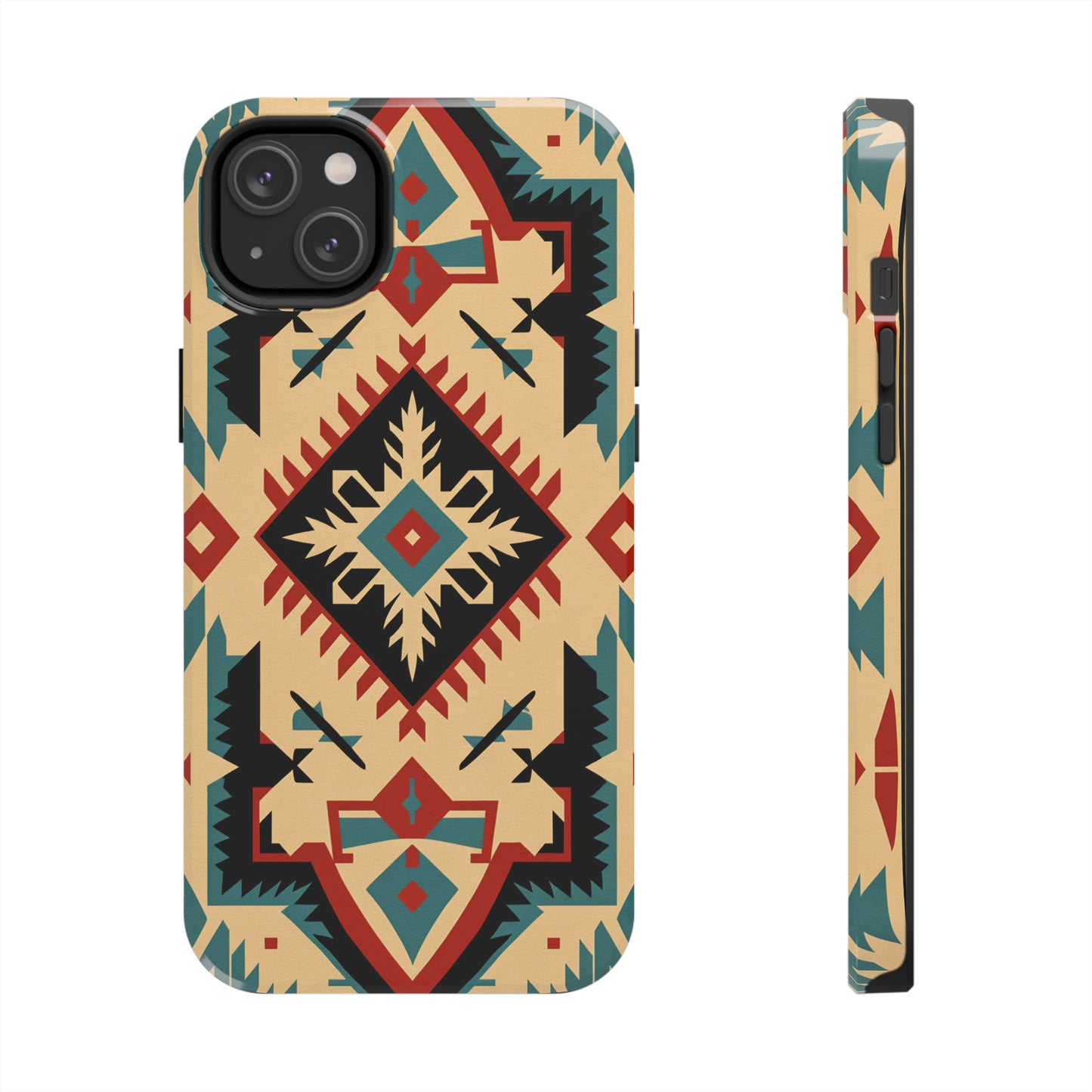 Native American Santa Fe Style Abstract iPhone Case