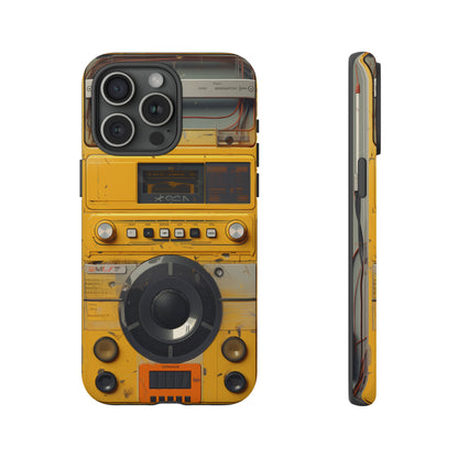 Cyberpunk Techno Gadget Walkman: Premium Phone Tough Case for iPhone, Samsung Galaxy, and Google Pixel