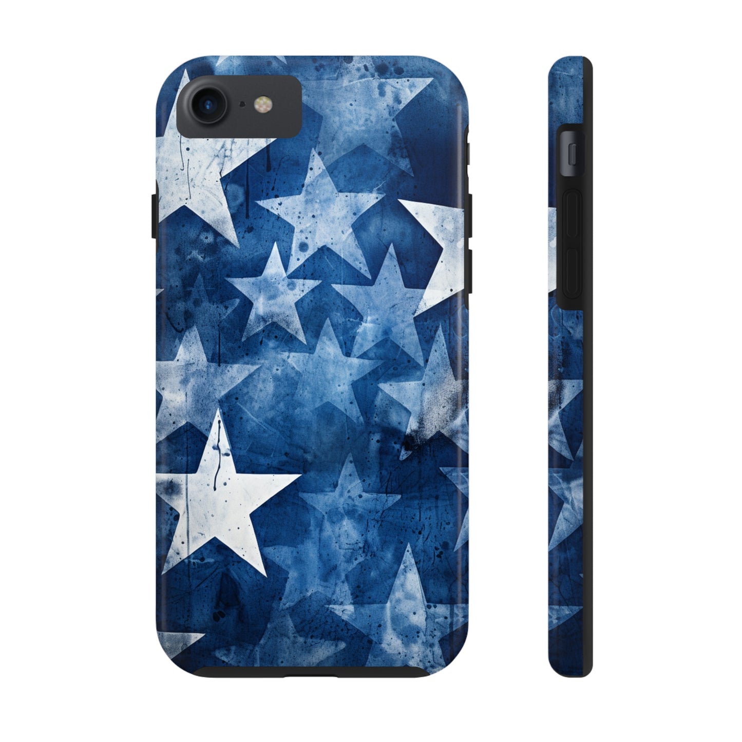 Starry Nights: Denim Dreams | Celestial Star-Patterned iPhone Case