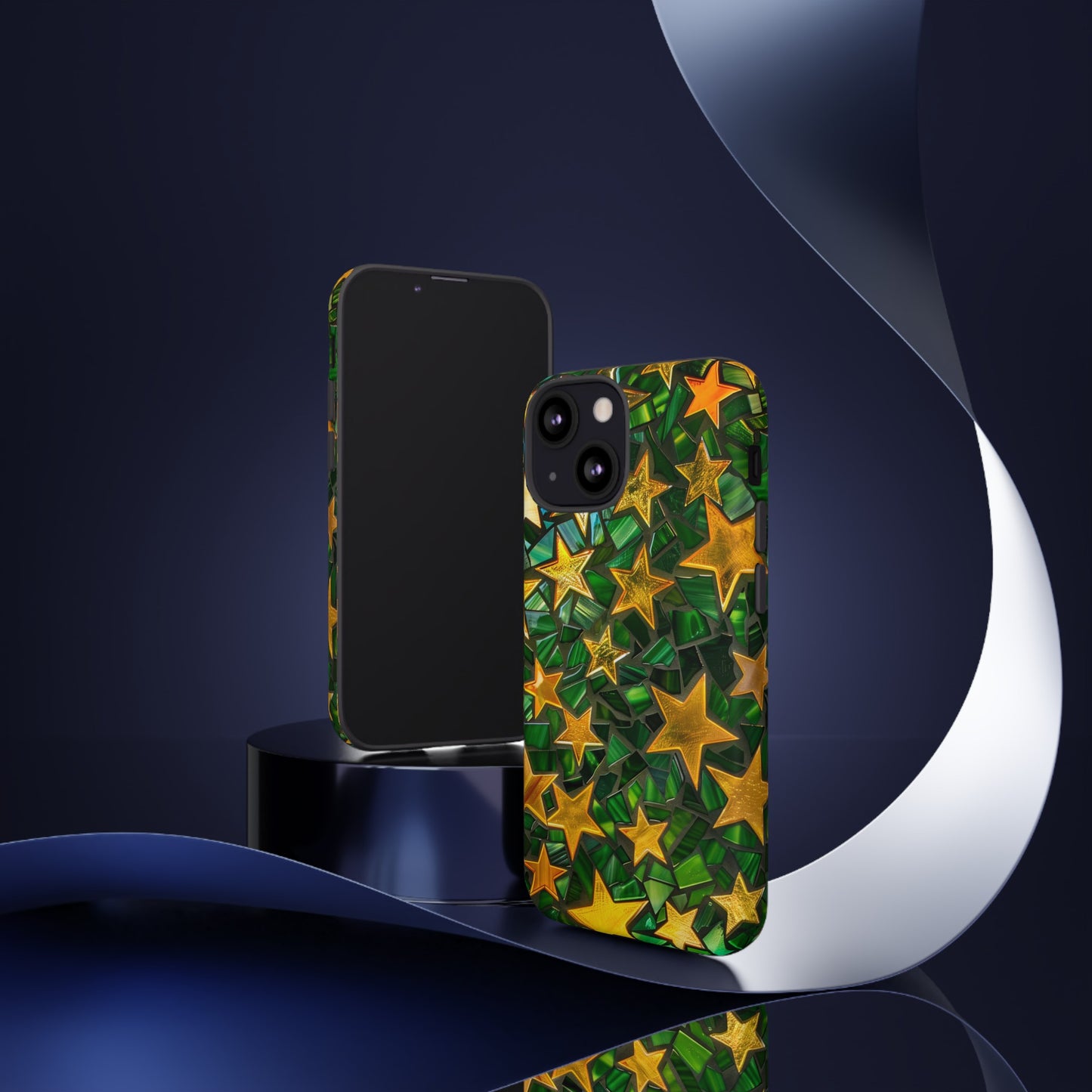 Green Celestial Stained Glass Mosaic Phone Case