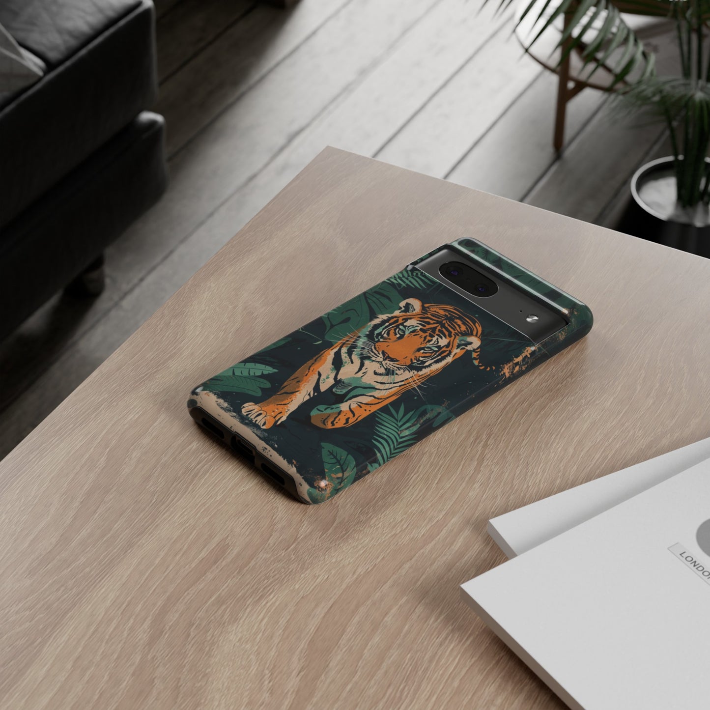 Retro Jungle Tiger Phone Case