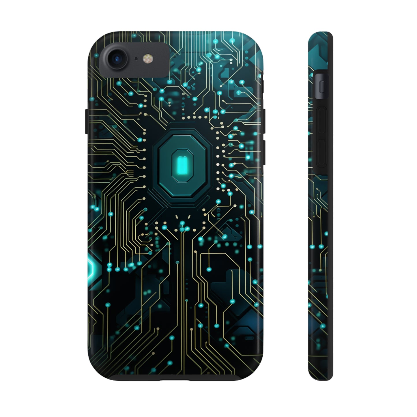 Neon Nexus: Cyberpunk Circuit Board | Futuristic Tech-Inspired iPhone Case