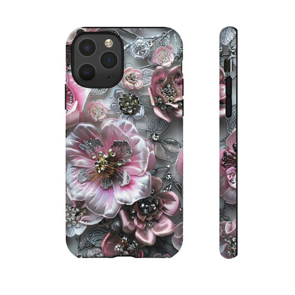 Coquette Aesthetic Floral Art iPhone 15 Case