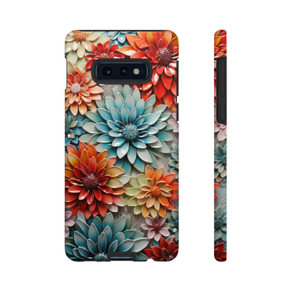 Floral Color Explosion Blown Glass