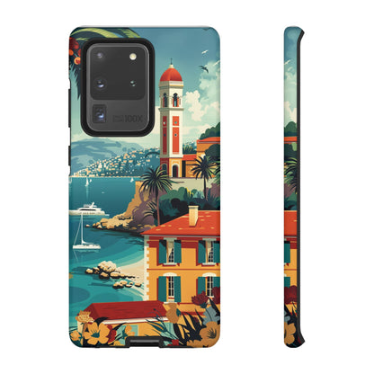 Midcentury French Riviera Landscape Painting Phone Case