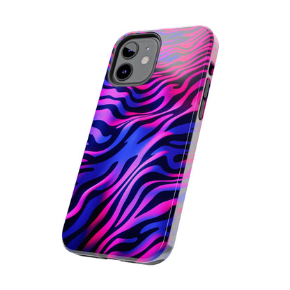 Wild Illusion: Trippy Tiger Stripes Mystique | Dynamic iPhone Case