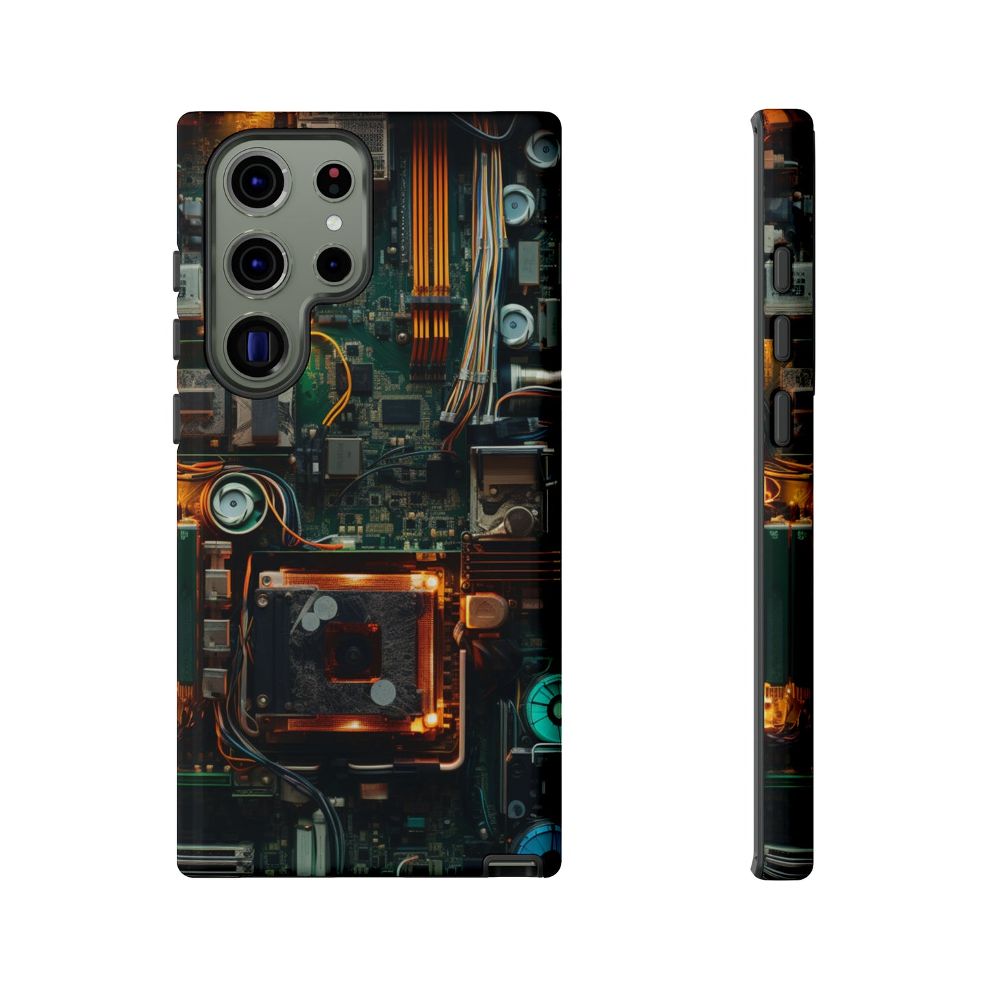 Circuit Board Themed Tough Phone Case