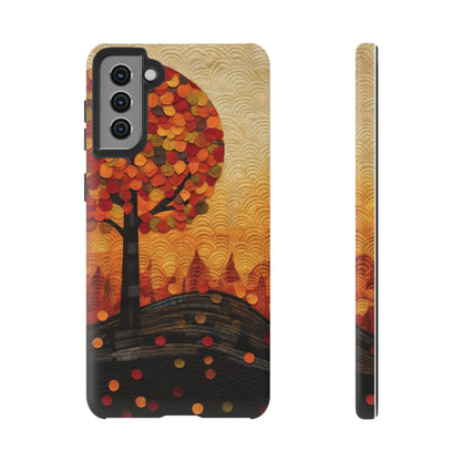 Autumn iPhone Case, Forest Embroidered Style Phone Case