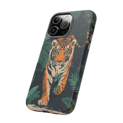 Retro Jungle Tiger Phone Case