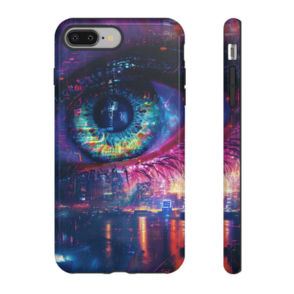 Eye of the Beholder Cyberpunk Art Phone Case