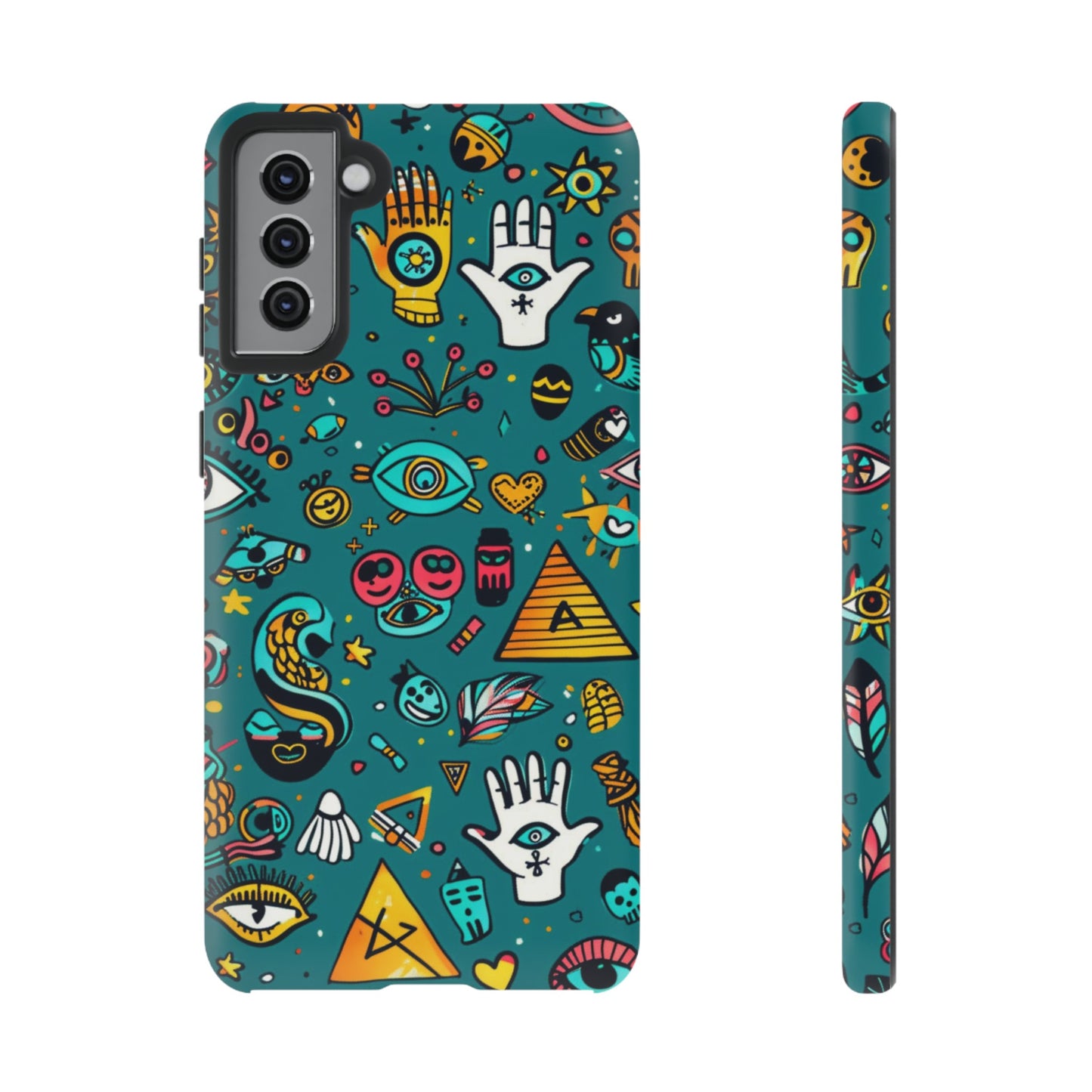 UFOs and Ancient Egypt Talisman Collage Phone Case