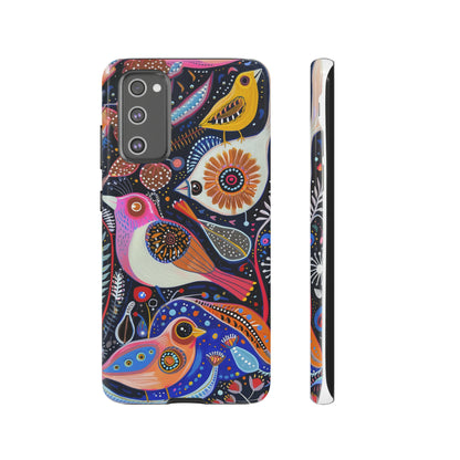 Mexican Style Bird Painting Phone Case