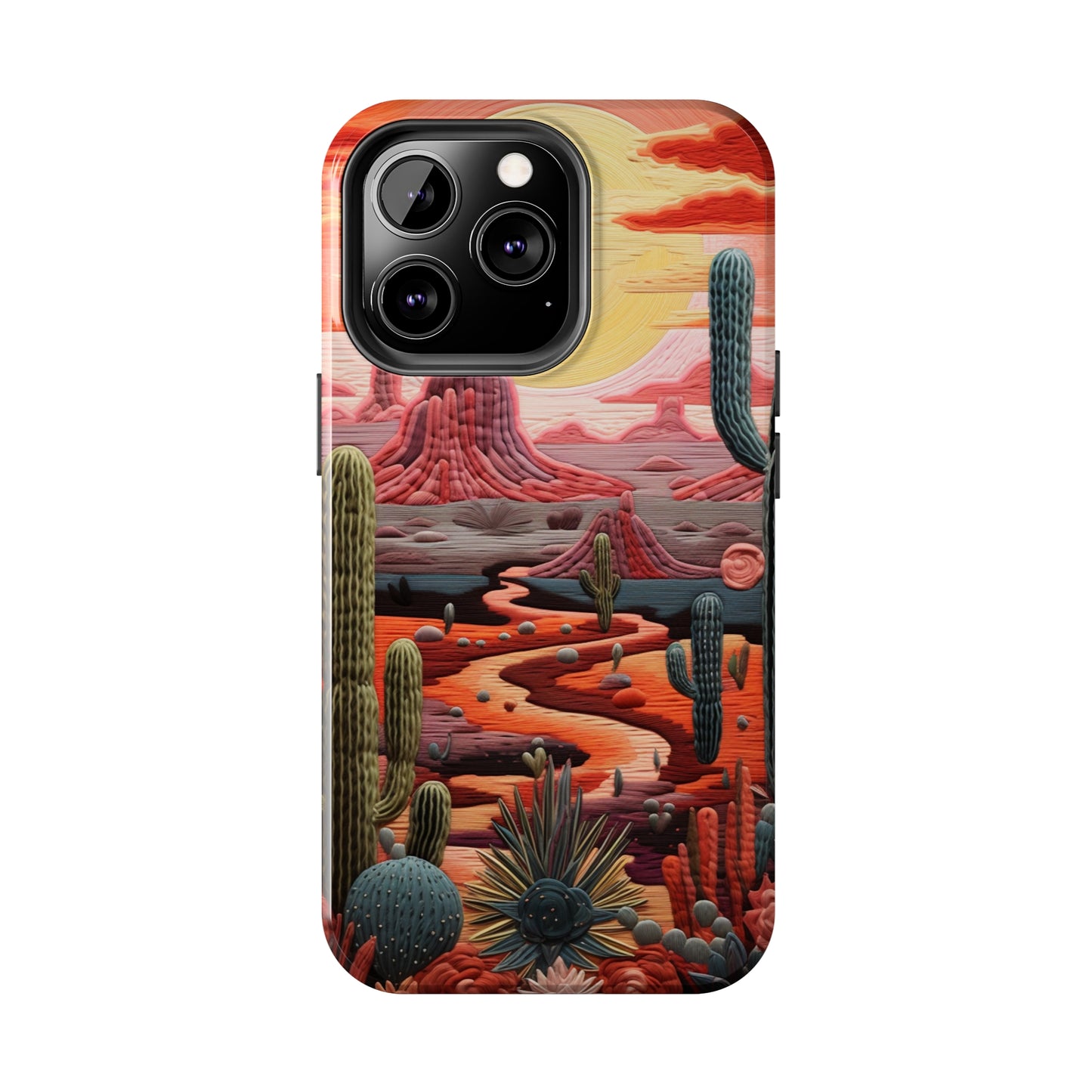 Cactus Desert Sunset Phone Case