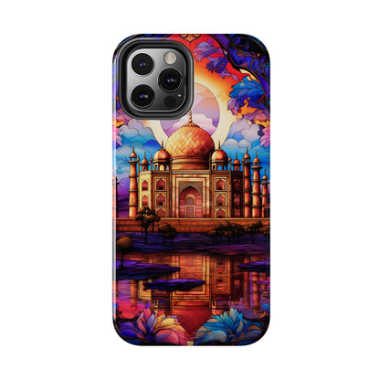 Taj Mahal Silhouette iPhone Case | Royal Elegance for Models 11 through 14 Pro Max