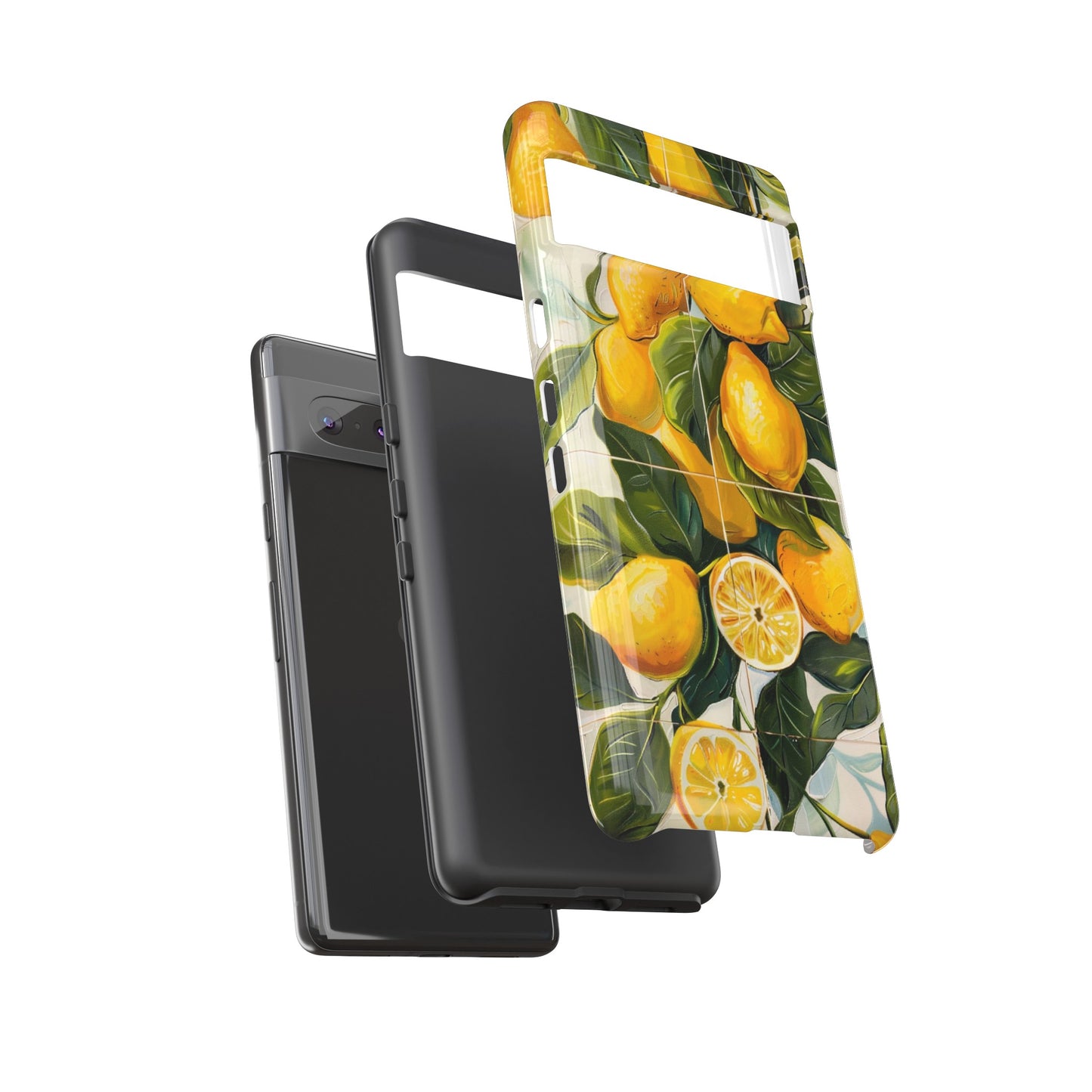 Mediterranean Lemon Italian Tile iPhone 14 Case