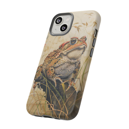 Toad on a Branch Japanese Style Art Painting Phone Case