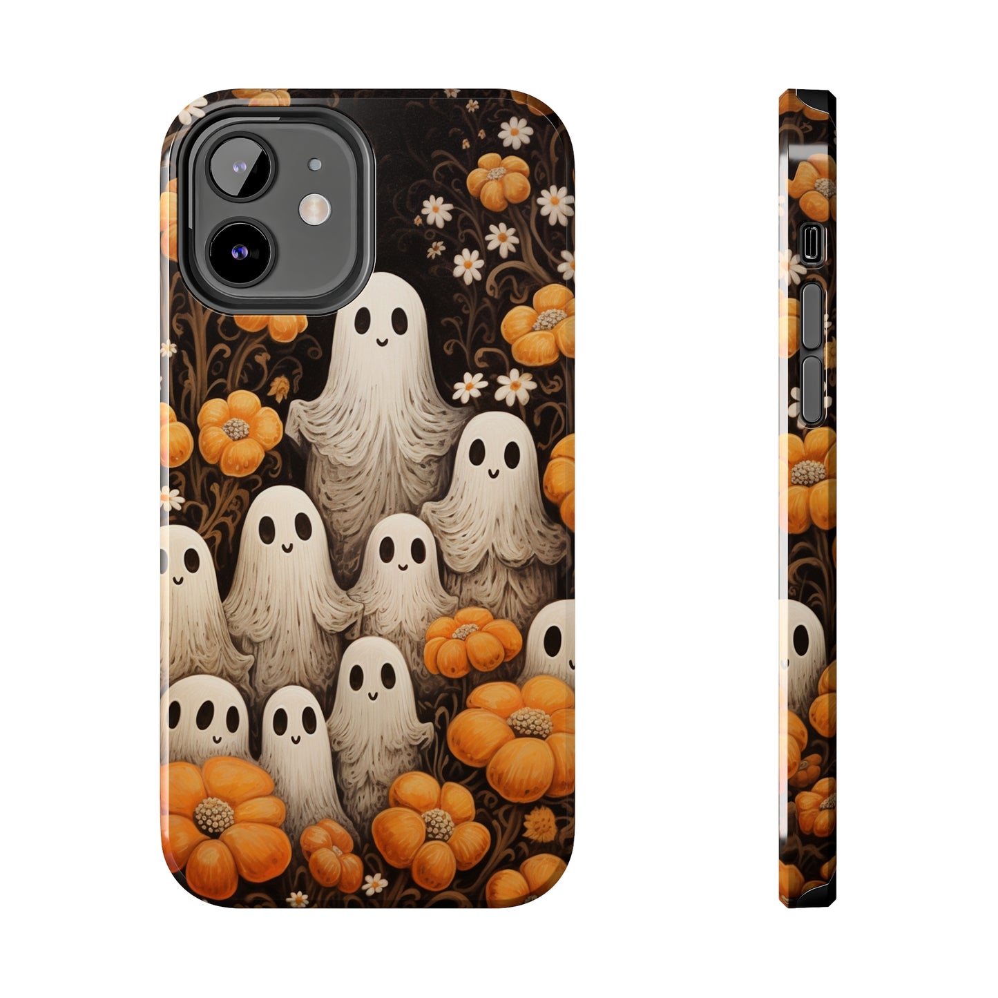 Ghostly Greetings: "Boo Trick or Treat" | Spooky Halloween Spirits iPhone Case