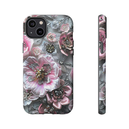 Coquette Aesthetic Floral Art iPhone 15 Case